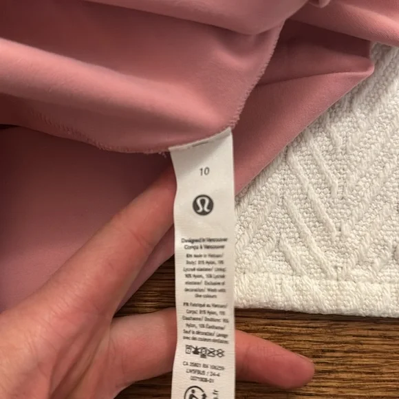 Lululemon align 25” leggings pink women’s size 10 - Picture 9 of 9